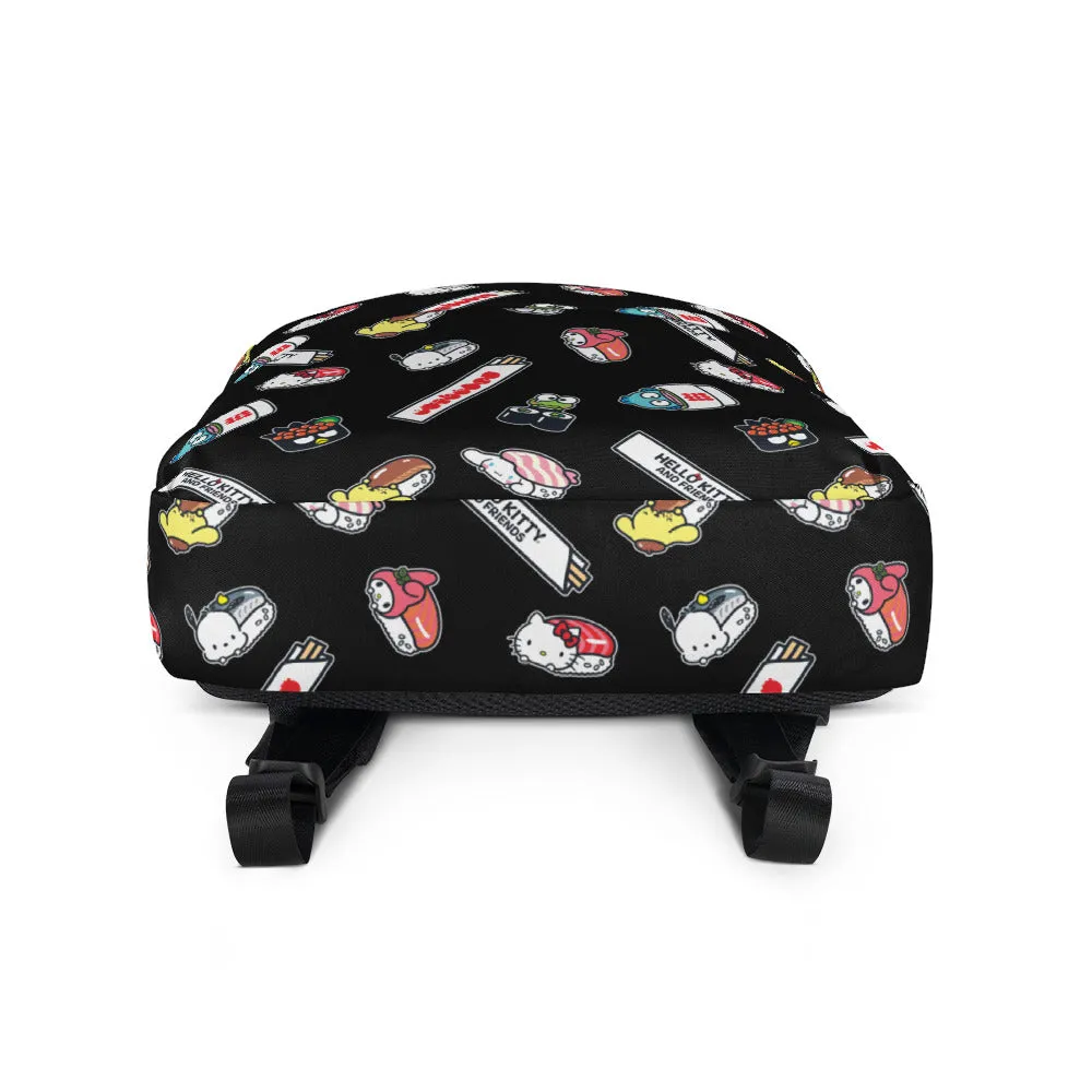 Hello Kitty and Friends Sushi Time All-over Print Backpack